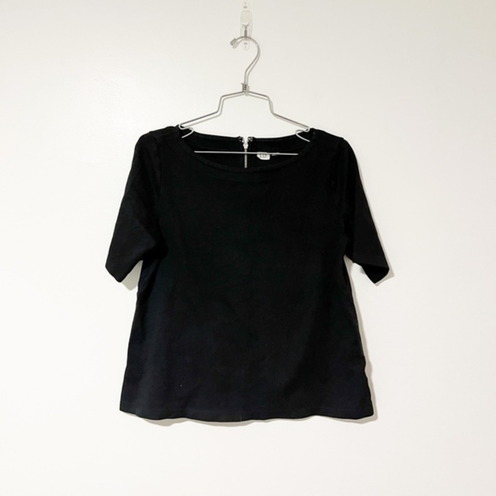 3/$25 Gap Black Short Sleeve Blouse sz S